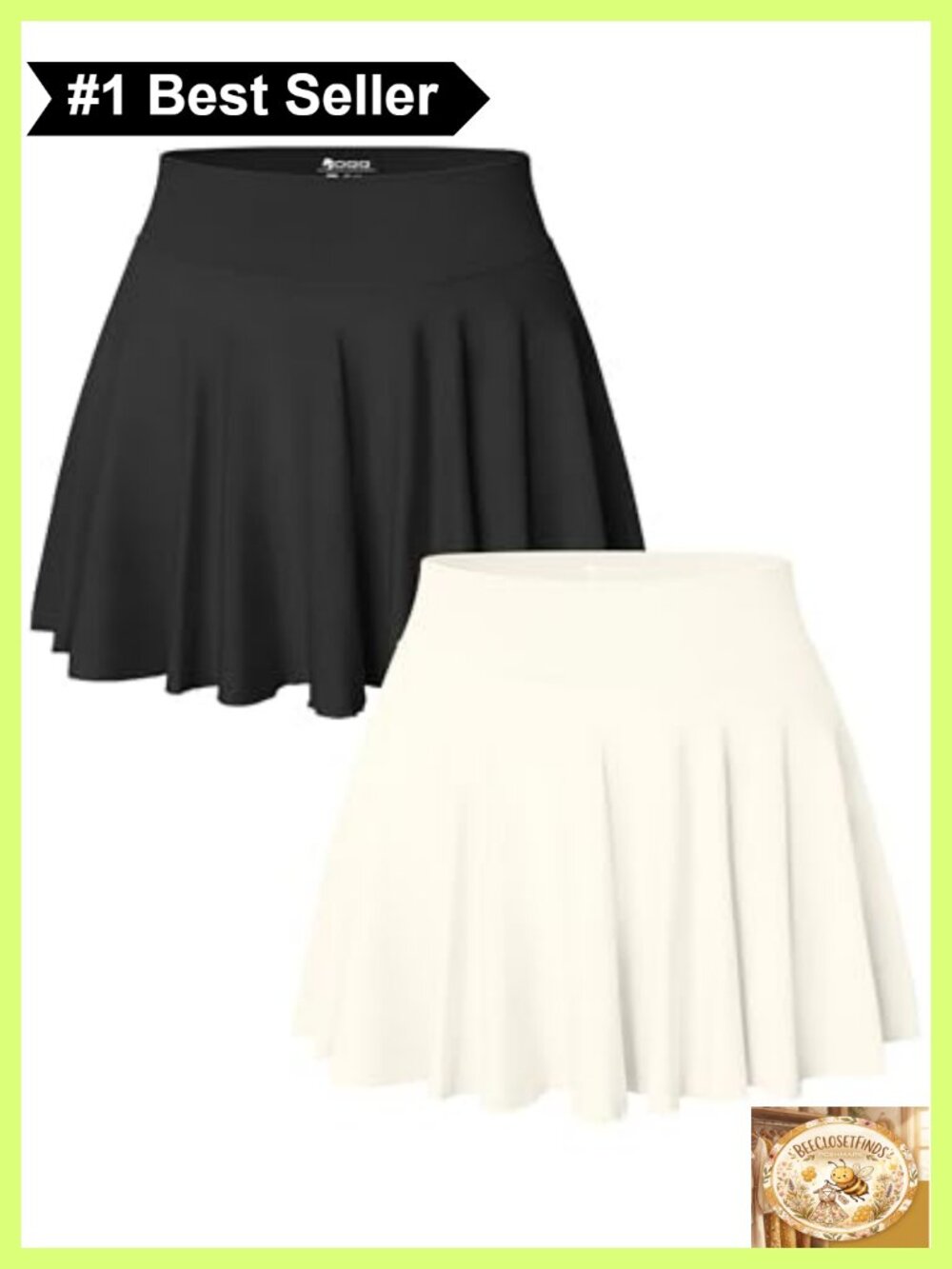 Women's 2 Piece Seamless Mini Skirt Set Stretchy Flowy